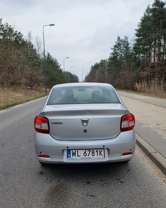 Dacia Logan cena 19999 przebieg: 95250, rok produkcji 2014 z Bełchatów małe 154